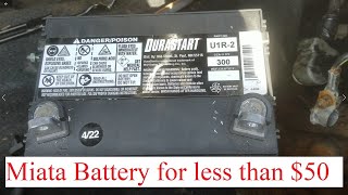 Cheap Miata Battery