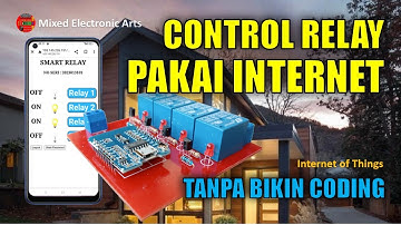 Cara Control Relay Pakai Internet (IoT)