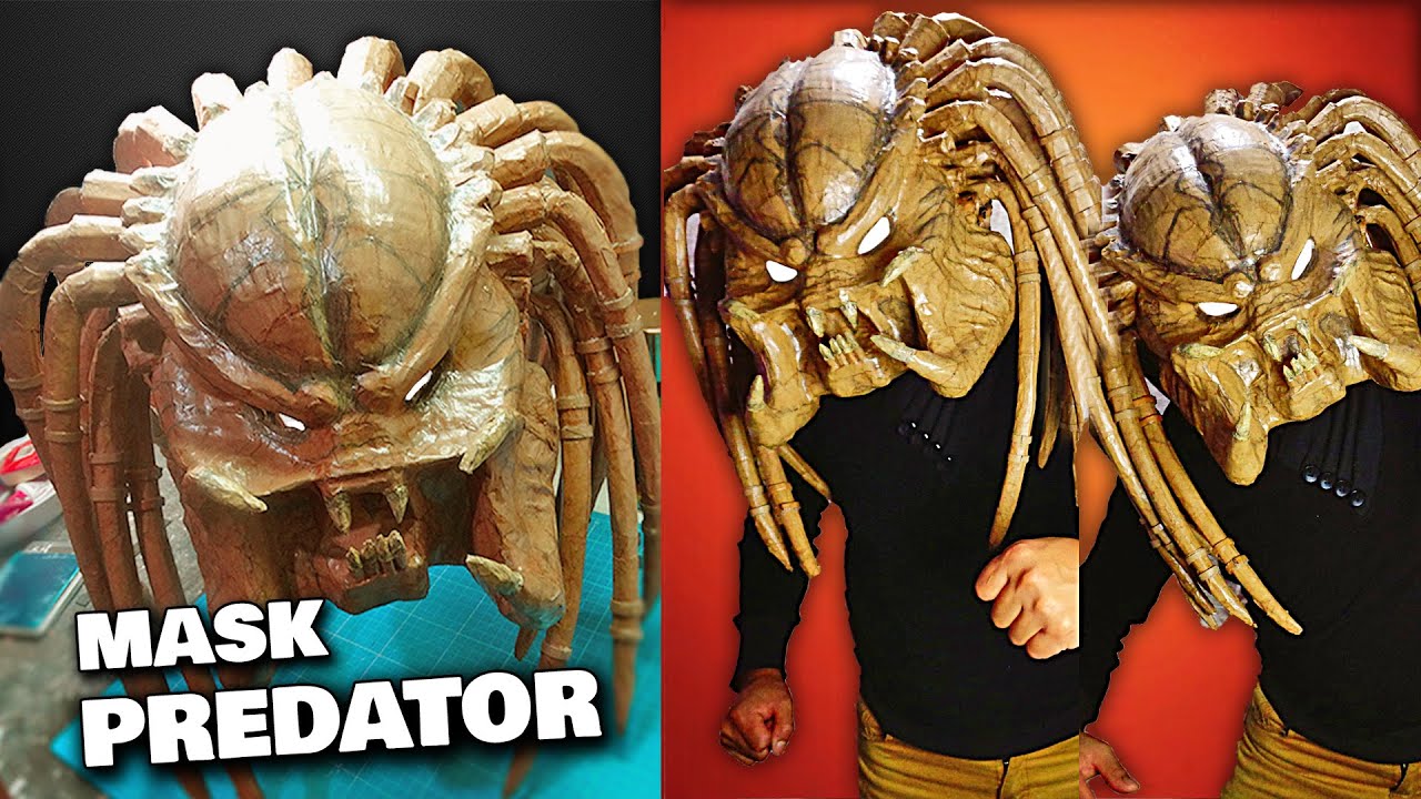 How to make predator face only Cardboard
