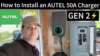 Famous HOW TO INSTALL AN AUTEL GEN 2 EV CHARGER IN LESS THAN 10 MINUTES! Profile