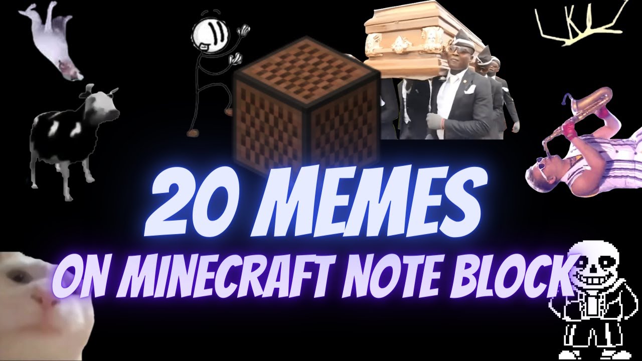 20 Memes on Minecraft Note Block - YouTube