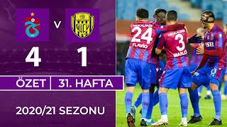 ÖZET: Trabzonspor 4-1 MKE Ankaragücü | 31. Hafta - 2020/21