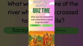 Test Your Knowledge Ramayana Ayodhyā Kāṇḍa Quiz