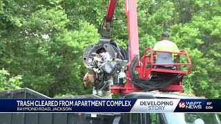 Hinds County cleans up last of trash piles at Chapel Ridge