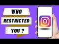 🔎 How to Know if Someone Restricted You on Instagram 2023 | Detect Instagram Restrictions 🕵️