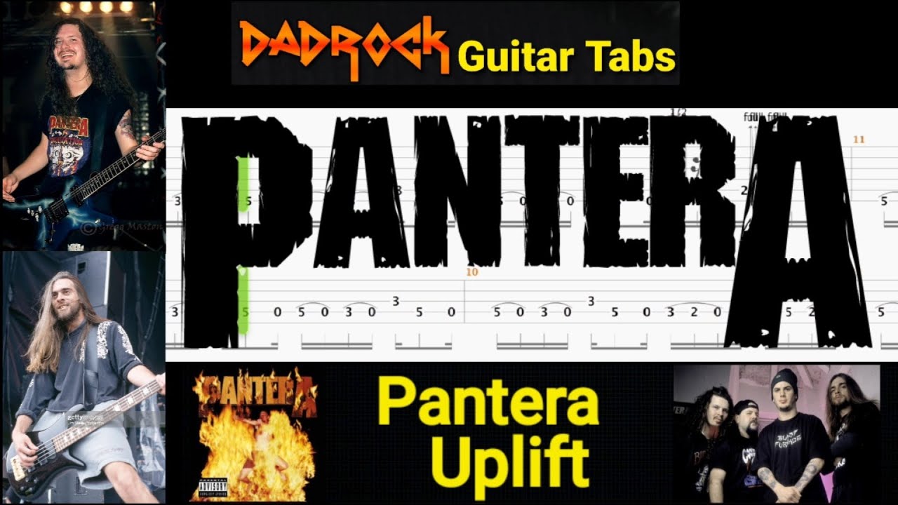 Uplift - Pantera - Guitar + Bass TABS Lesson