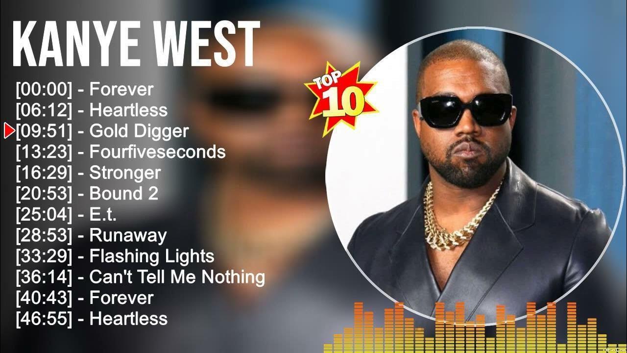 K a n y e W e s t Greatest Hits Best Songs Music Hits Collection Top