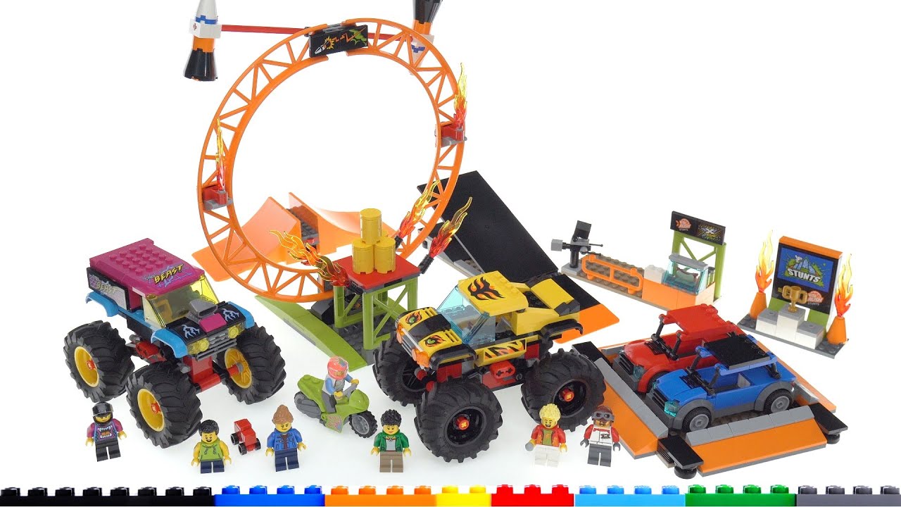 LEGO City: Stuntz Stunt Show Arena & Monster Truck Toys (60295)