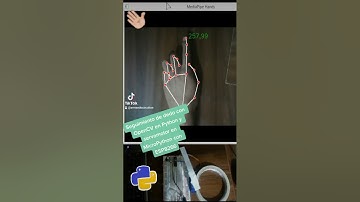 Seguimiento de dedo con OpenCV en Python y servomotor en MicroPython con ESP8266 #opencv #esp8266