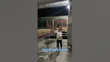 Cartons Unloading Solution with Gravity Skate Wheel Conveyor - Naili Conveyor