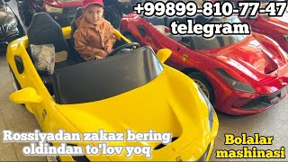 👦🏻Bolalaringiz uchun o'zi yurar elektron mashina🚗🚙🛻 Rossiyadan zakaz bering oldindan to'lov yoq