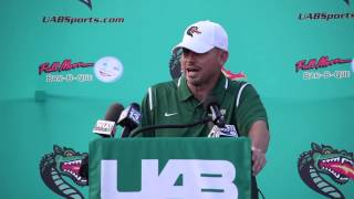 UAB holds pep rally to celebrate Bill Clark signing a long term contract