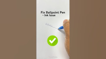 How to Fix pen ink flow issues #pen #ink #hacks #shorts