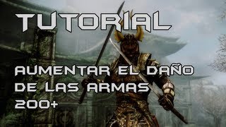 TESV: Skyrim - Cómo subir daño de armas 200(+) ENCANTAMIENTO y  ALQUIMIA - 30SK