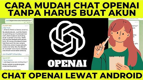 CARA Mudah ChatGPT OpenAi | Tutorial ChatGPT OpenAi On Telegram