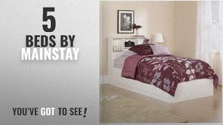 Top 10 Mainstay Beds [2018]: Twin Storage Bed White, Twin Bed Frame with Storage (Soft White) ...