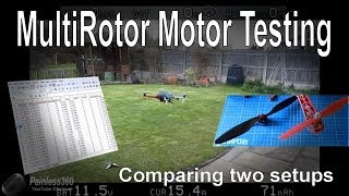 Multirotor Motorprop Selection - Practical Testing And Review