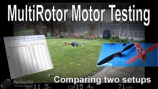 Multirotor motor/prop selection - practical testing and review