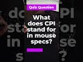 CPI Quiz