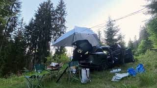 XPENG G9 en mode camping π : Matelas gonflable, V2L, 100% Γ©lectrique 100% plaisir