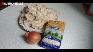 Bulgur recipes with mushrooms! Эта Вкуснейшая Каша на обед точно ПОНРАВИТСЯ. Легкий рецепт булгура