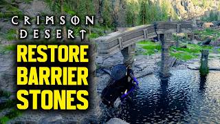 Crimson Desert - Fading Seal Quest Walkthrough Destroyed Barrier Stone Of The Lake