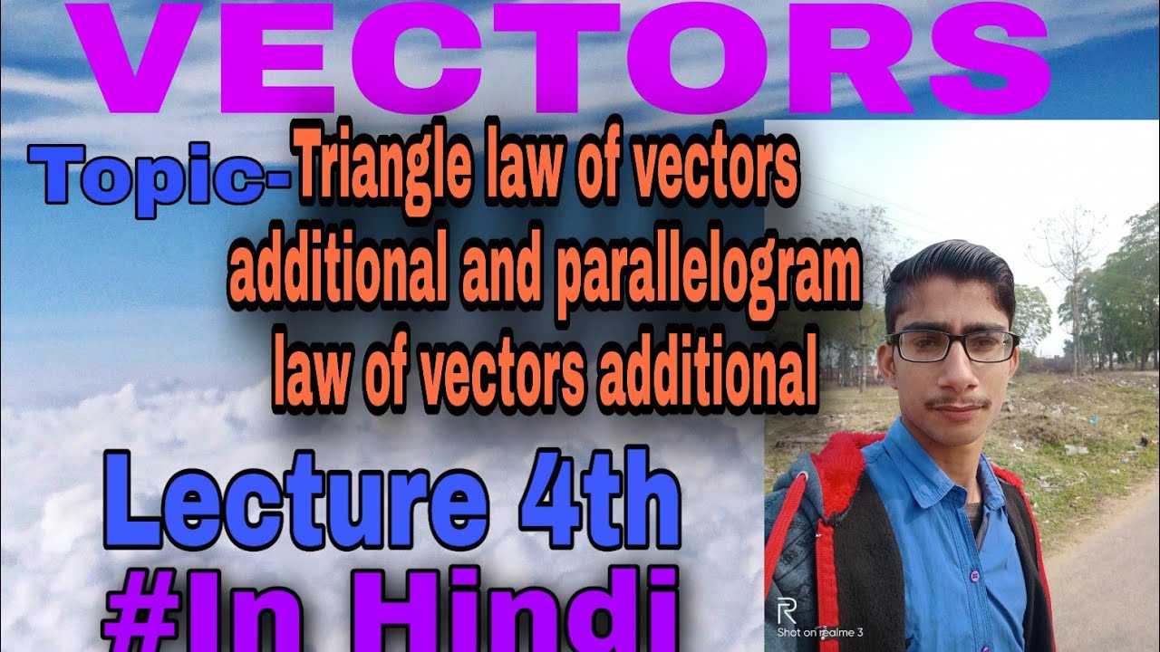 Triangle law of vectors additional and parallelogram law of vectors