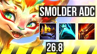 SMOLDER &amp; Taric vs APHELIOS &amp; Zyra (ADC) | 108K damage, Good KDA: 27/3/8 | KR Master | 26.8