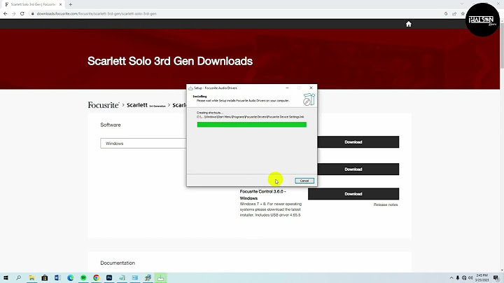 Hướng dẫn cài driver focusrite năm 2024