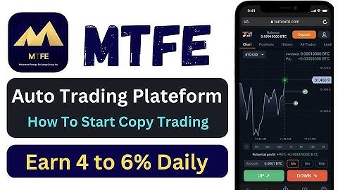 MTFE Auto Trading Platform. How to start Copy Trading in MTFE
