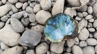 Finally reached the place I've always wanted to explore. What stone is this, it's green and blue.