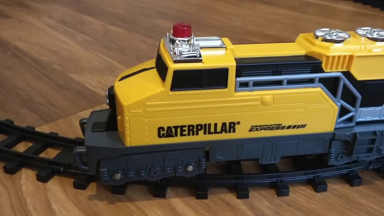 CAT Construction Express Toy Train - YouTube