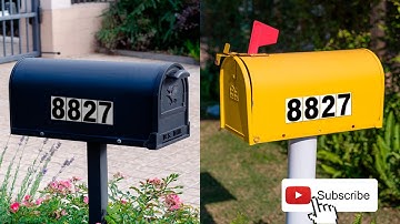 iSYFIX - Black Vinyl Numbers Stickers – 2 Sets - Premium Decal, White Background, Signs. 🔢