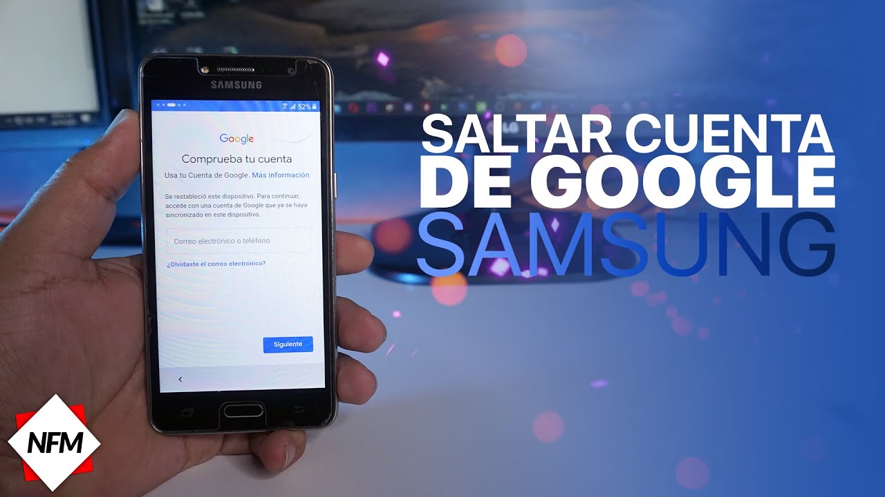 Como quitar saltar o eliminar cuenta de google en cualquier Samsung j2 ...