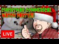 CHRISTMAS EVE WATCH PARTY!! - WATCHING NOSTALGIC CHRISTMAS COMMERCIALS!!!