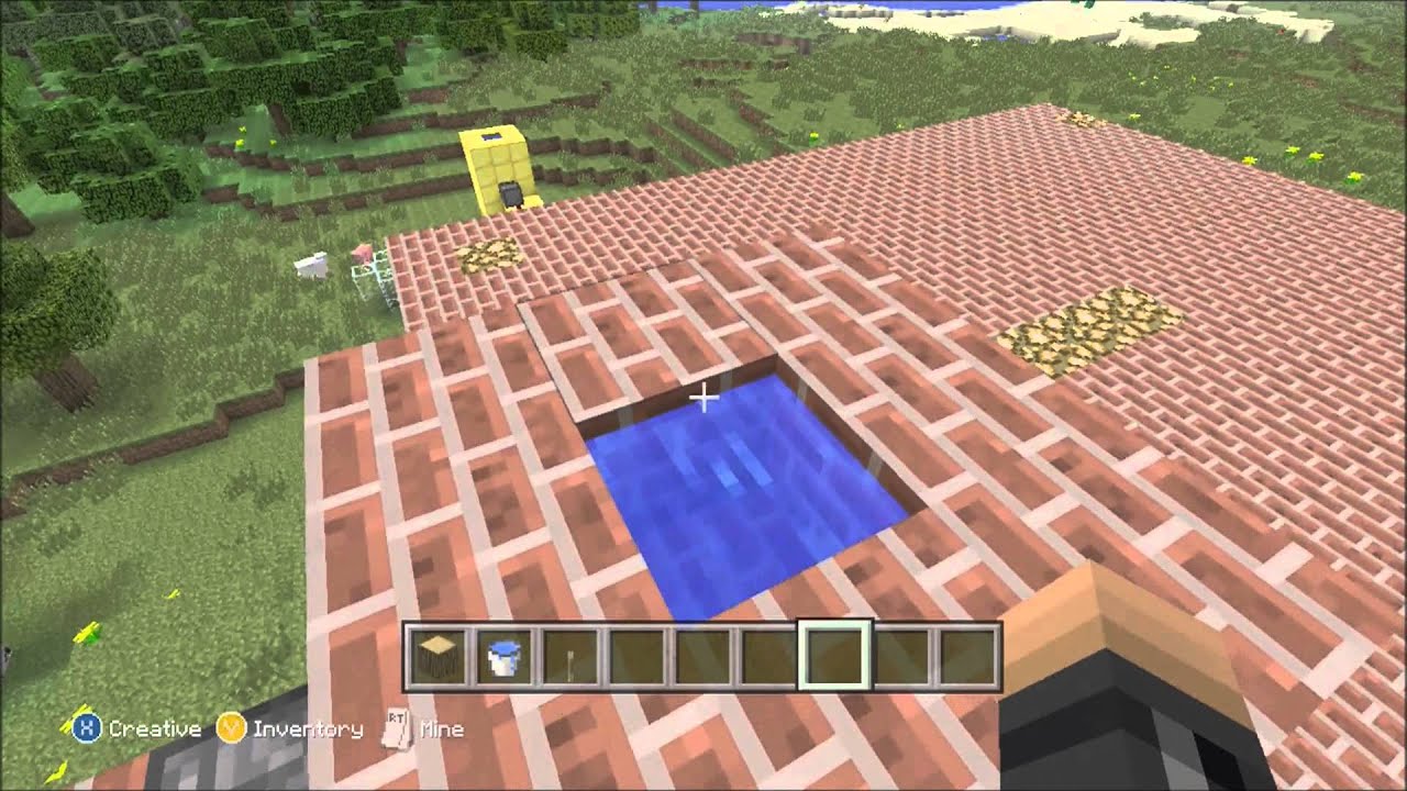 Minecraft Xbox 360 How to Build A Working Shower!!! YouTube