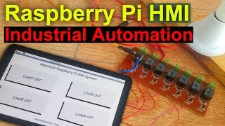 Raspberry Pi Industrial Automation HMI/GUI designing using PYQT5 Software & 5.5 inch Touch Screen screenshot 3