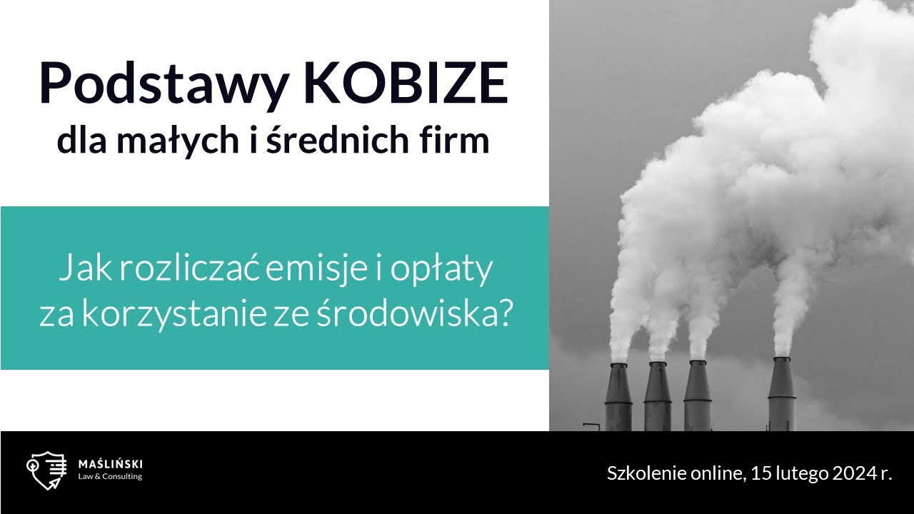 Podstawy KOBIZE | Kto i kiedy musi składać raport z emisji do powietrza?