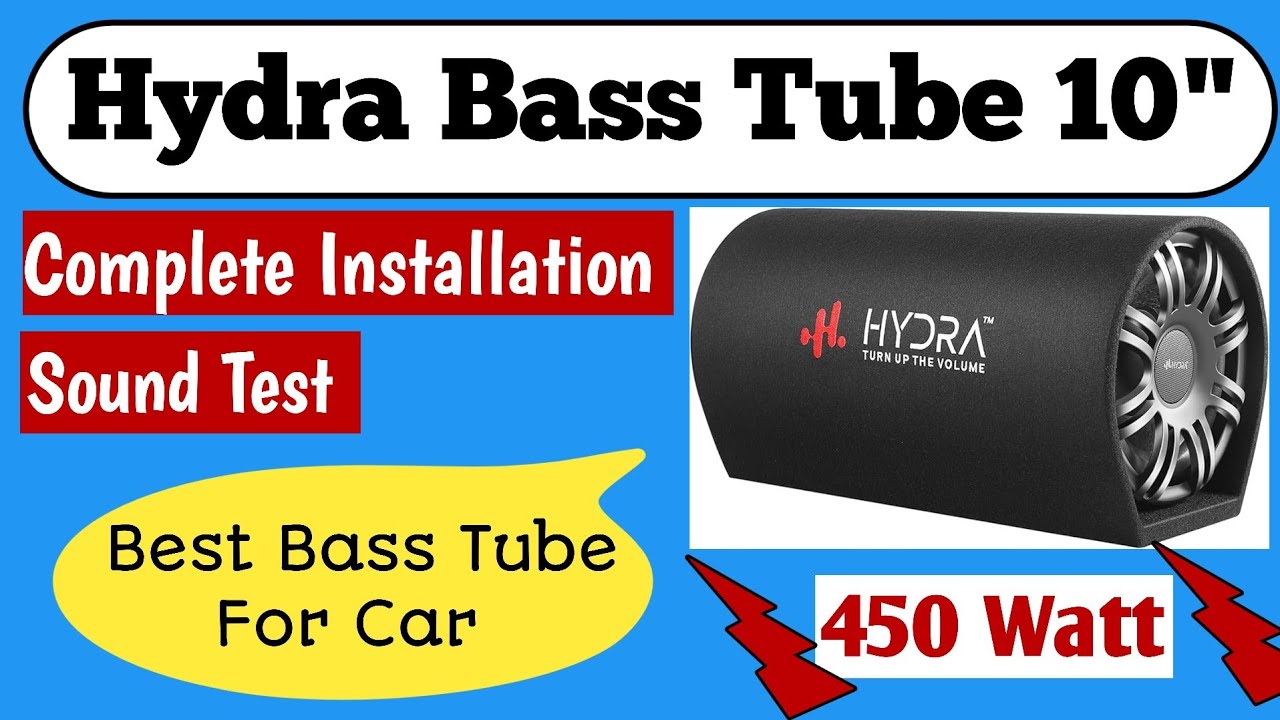 Hydra Bass Tube | Bass Tube Installation In Car 
