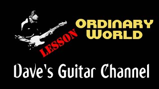 Video thumbnail of "LESSON - Ordinary World by Duran Duran"