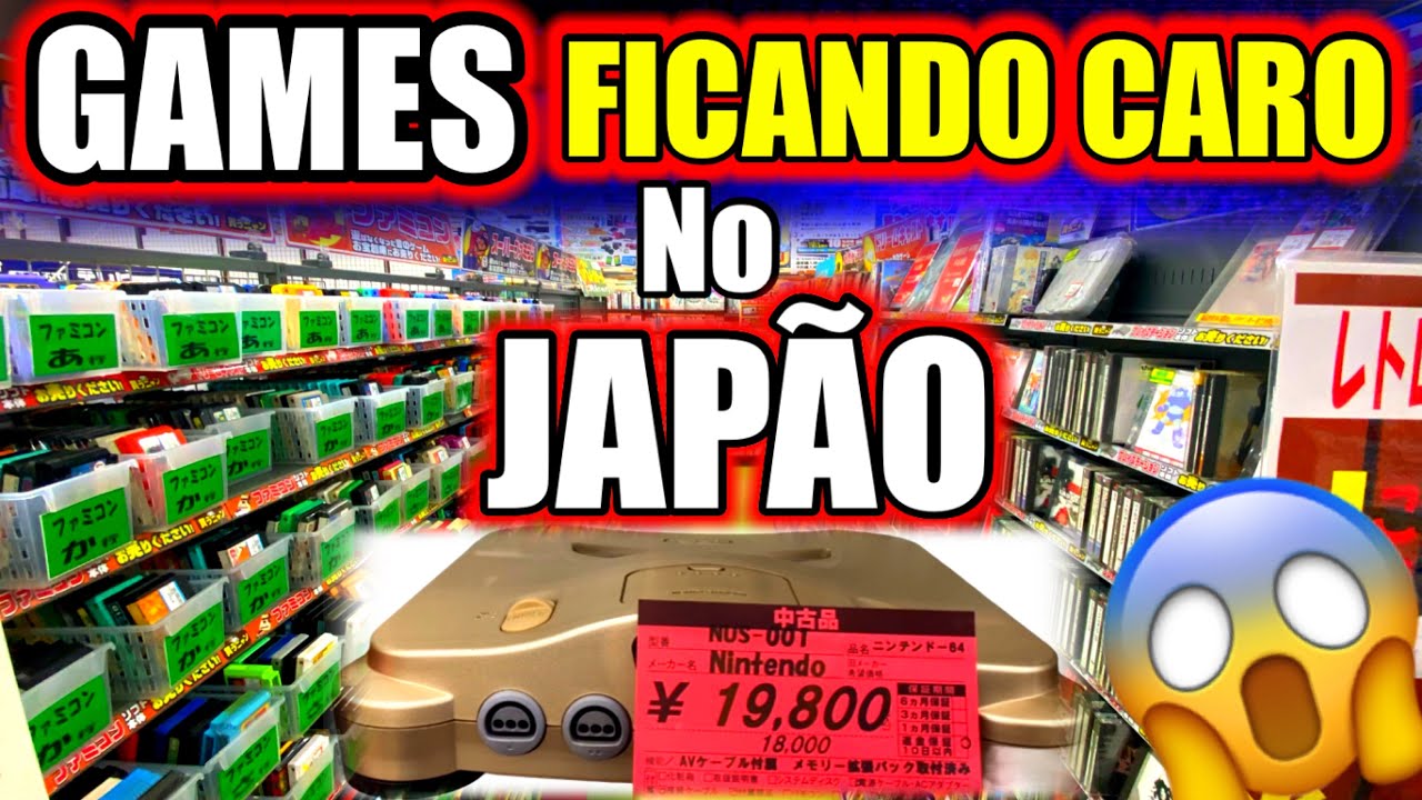 OS GAMES FICANDO CARO NO JAPÃO, CACADA GAMER NO LIXO , JUNK