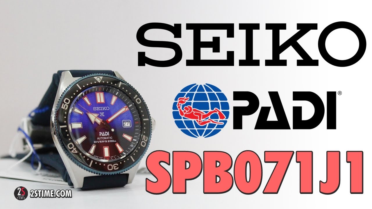 Seiko Prospex PADI SPB071J1 Special Edition | MUST HAVE Model - YouTube