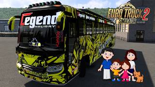 DAY 4 58K TN PRIVATE BUS   DRIVING  ETS2😎🔥 | TAMIL GIRL GAMER