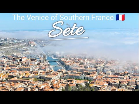 Sète France🇫🇷 The Venice of Southern France🇫🇷Driving in Sète +Panoramic view fr Mont Saint Clair