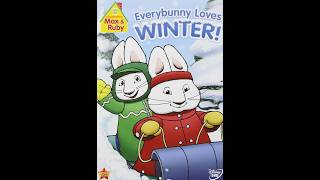 Famous Max & Ruby Everybunny Loves Winter 2002 DVD Opening Wealth