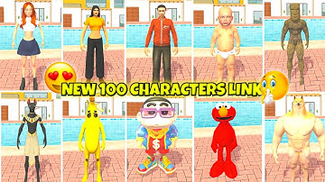 New 100 Characters Link 🔥In Indian Theft Auto | New Characters Link | How To Add Character