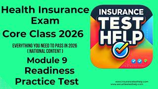 2026 Health Insurance Exam Core Course - Final Exam