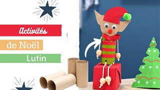 activité manuelle de Noël : lutin farceur rouleau de papier toilette - @FamilySphereOfficiel