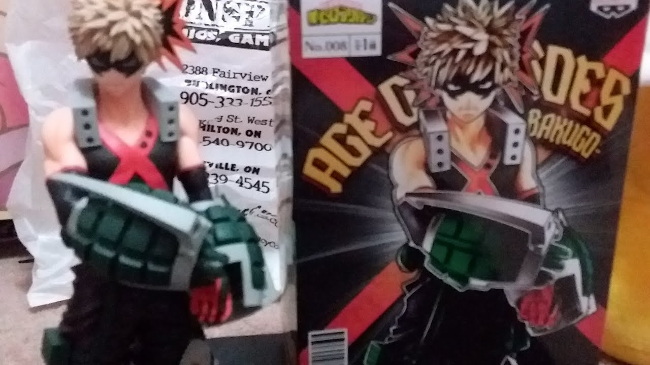 Age Of Heroes Bakugou Figure Review From Banpresto Youtube