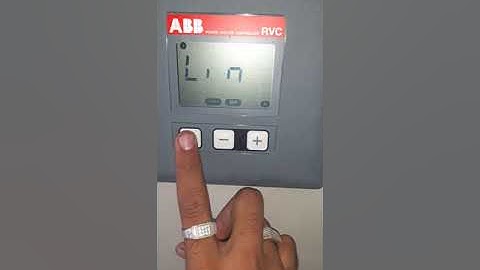 ABB MAKE APFC CONTROLER settings